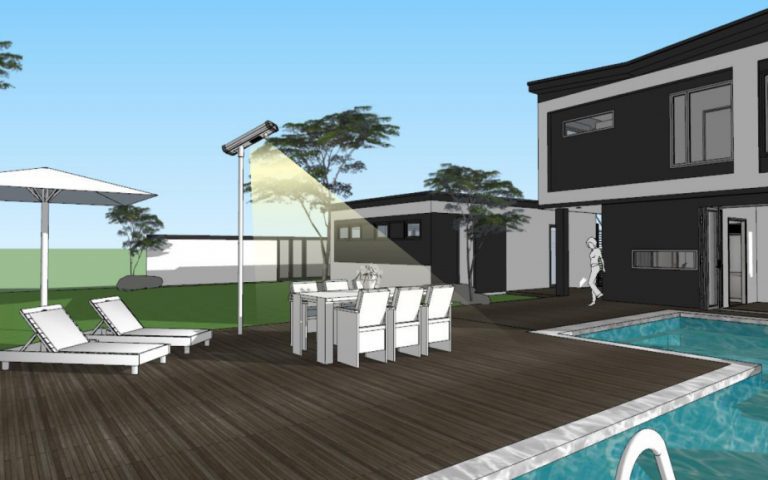 lampe solaire immobilière