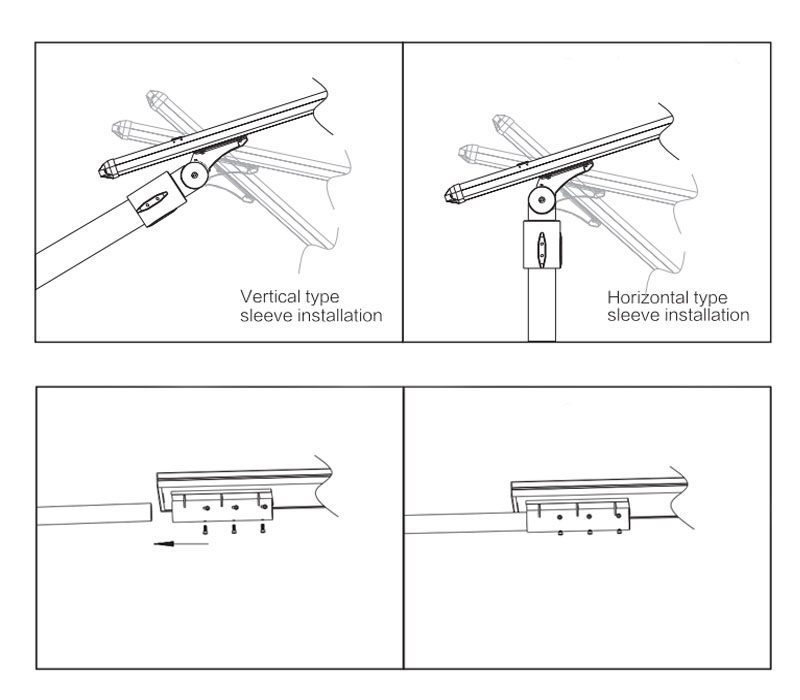 solar street light mounting base