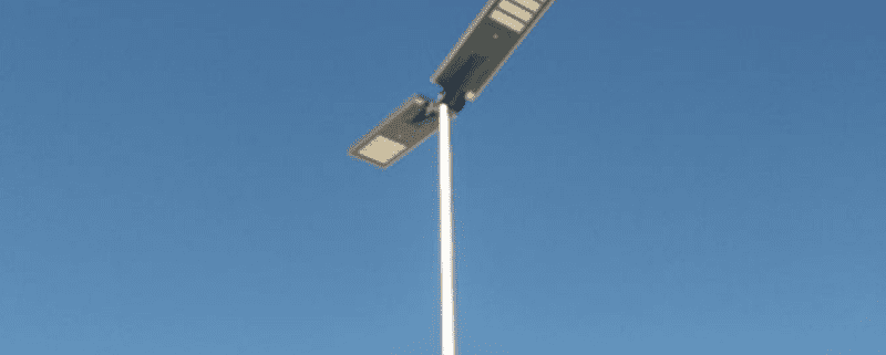 100w solar street light