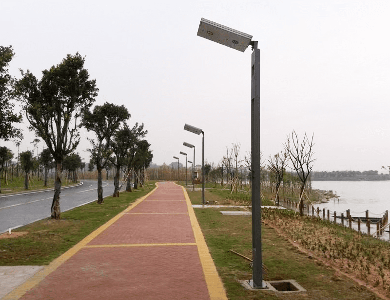 luz solar para caminar