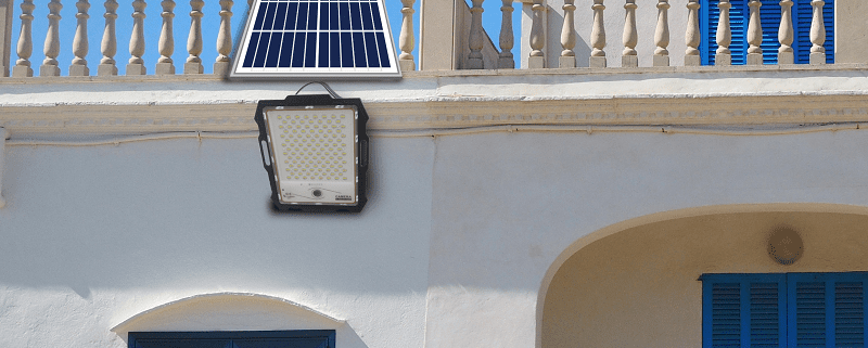 solar flood light project