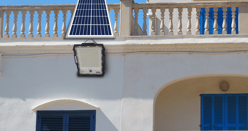 solar flood light project