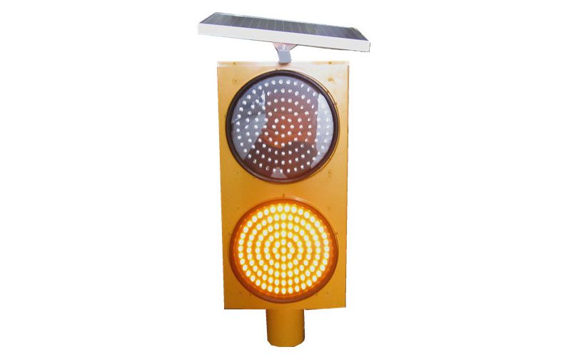 solar warning traffic light
