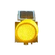 solar traffic safety warning yellow lights