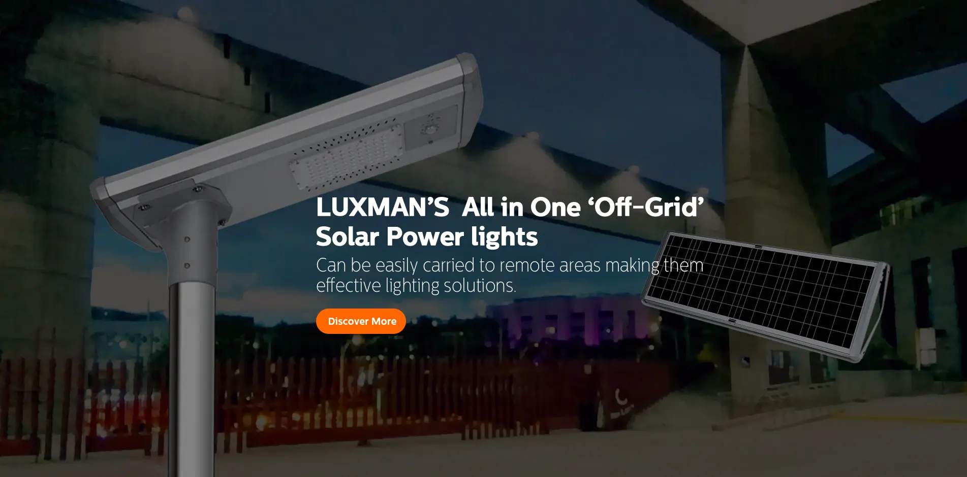 Lámpara solar vial - LUXMAN Solar Lighting Manufacturer