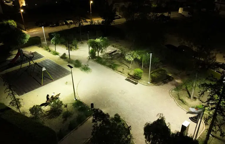 Solar street light cases