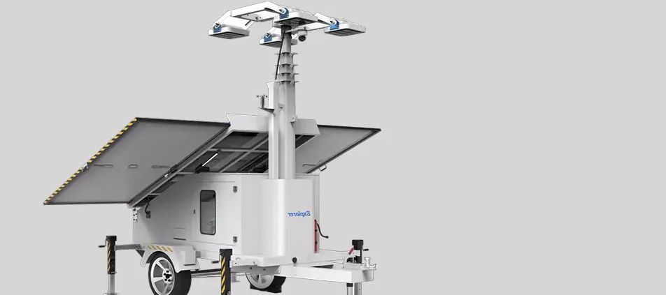 MOBILER SOLAR-BELEUCHTUNGSTURM