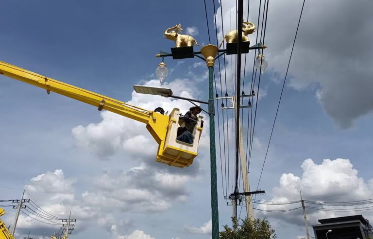 Projet gouvernemental de lampadaire solaire Guide