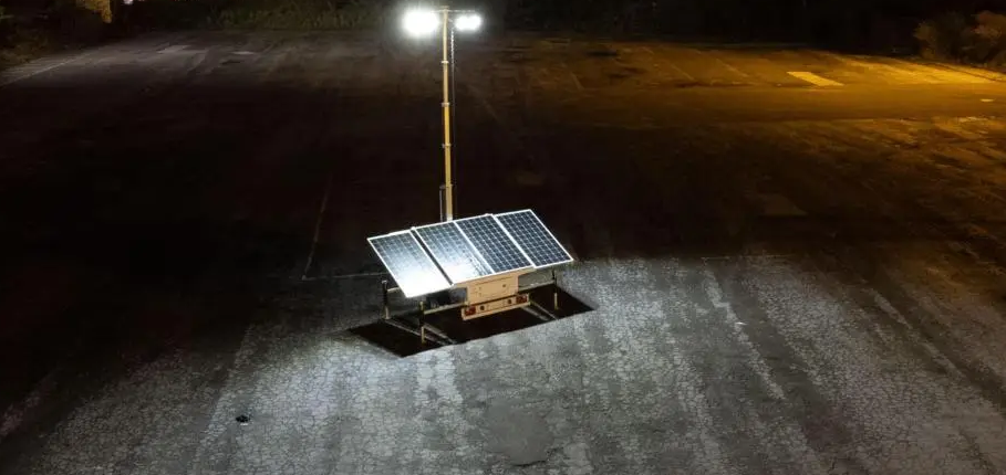 Portable Mobile Solar Light Tower