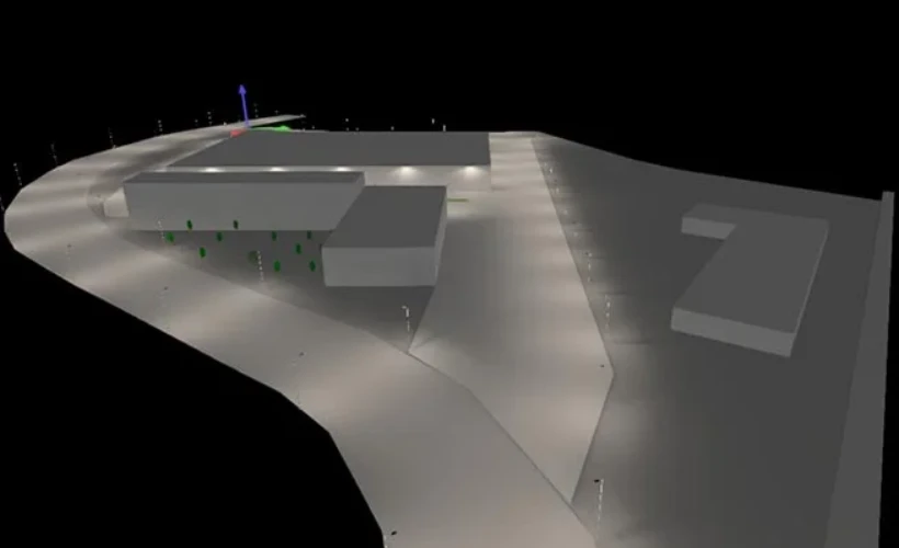 Projeto de iluminação pública solar