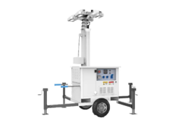 Torre de iluminación móvil eléctrica