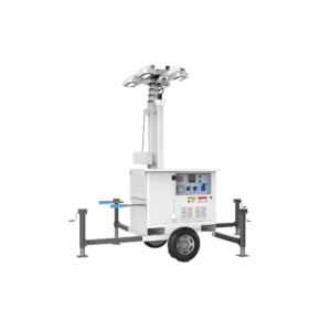 Torre de iluminação elétrica móvel