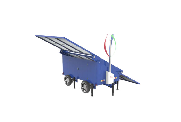 مولد طاقة شمسية متنقل من Sun+Wind، خزانة تخزين طاقة شمسية متنقلة