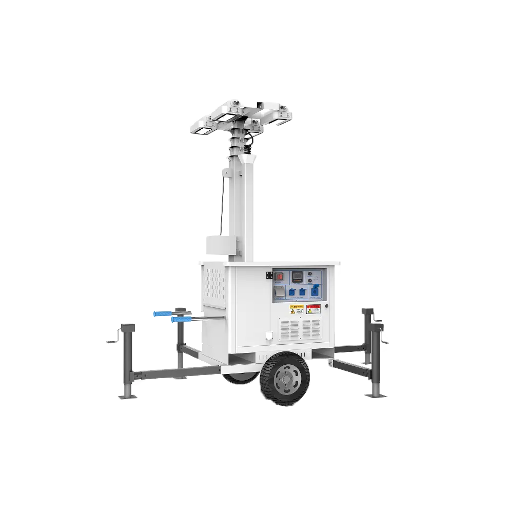 Torre de iluminación móvil eléctrica Torre de iluminación móvil eléctrica